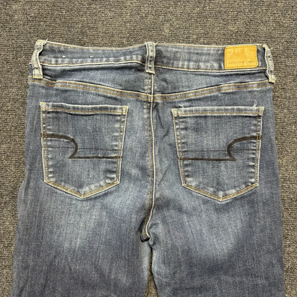 American Eagle Hi-Rise Jegging Jeans Womens 10 Medium Wash Blue Stretch Denim